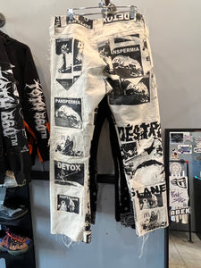 Destroy inflated canvas pants heavy duty